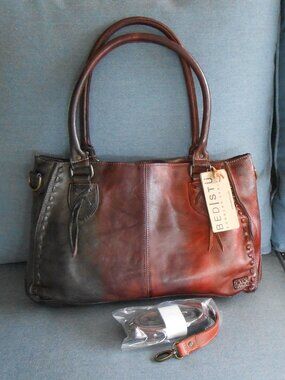 BedStu Rockababy Bird of Paradise TD Tie Dye leather crossbody bag